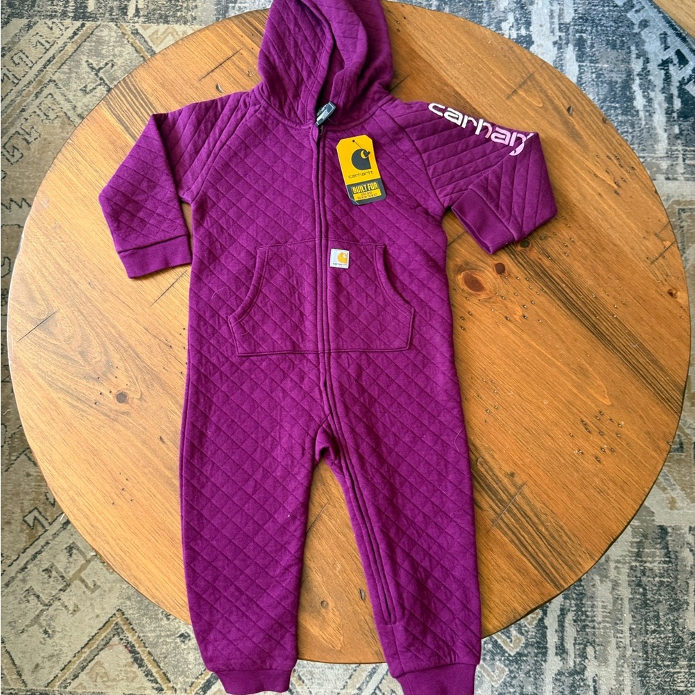 Carhartt Kids Quilted Zip Up Coverall